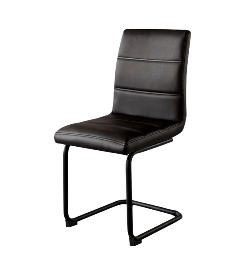 HQ-210 Carbon steel bow-shaped dining chair