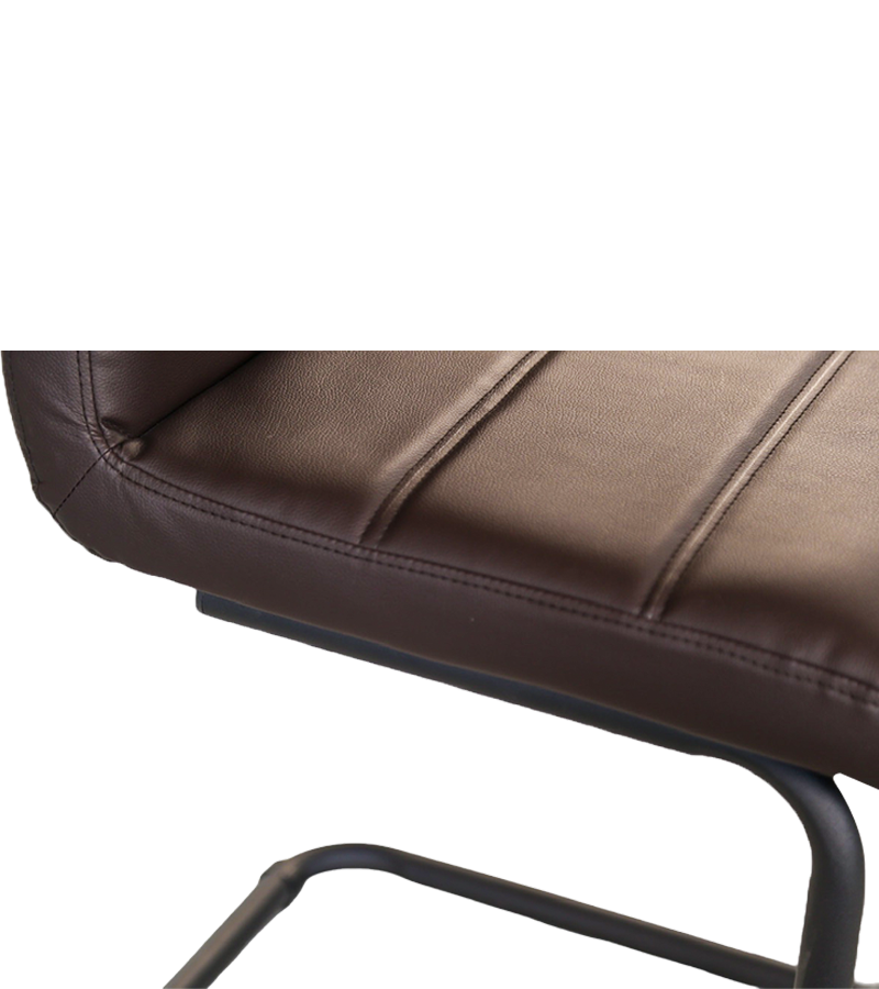 HQ-210 Carbon steel bow-shaped dining chair