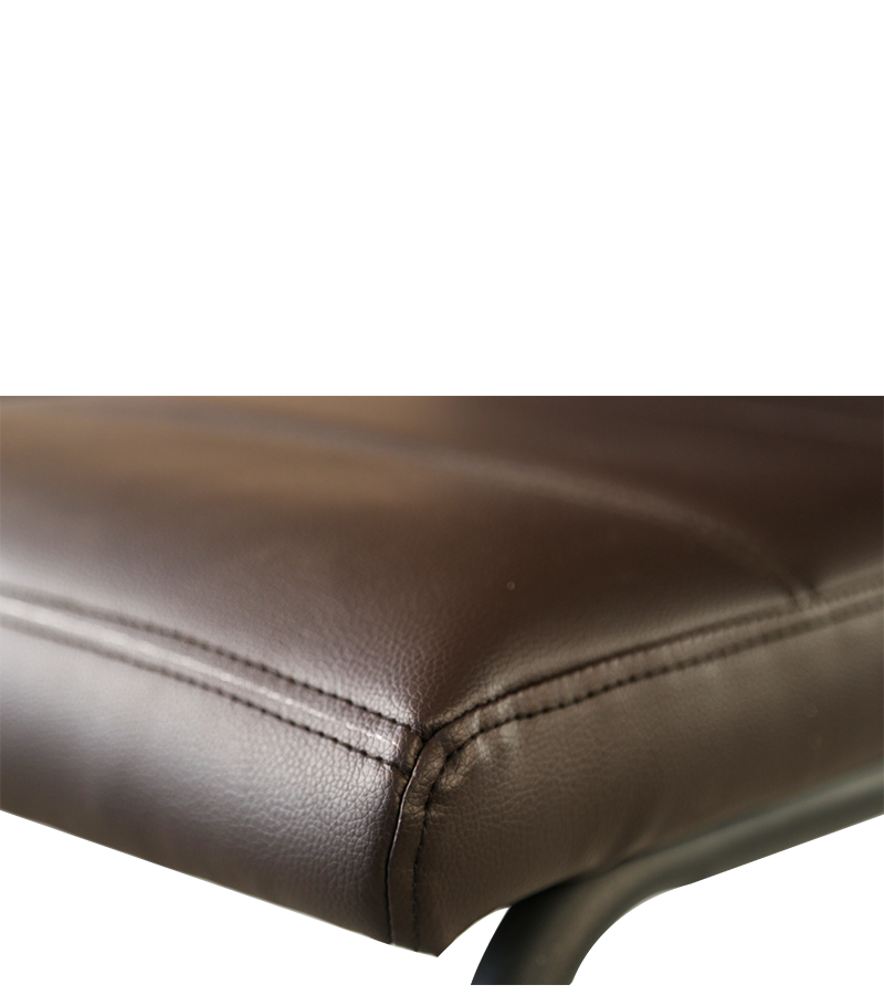 HQ-210 Carbon steel bow-shaped dining chair