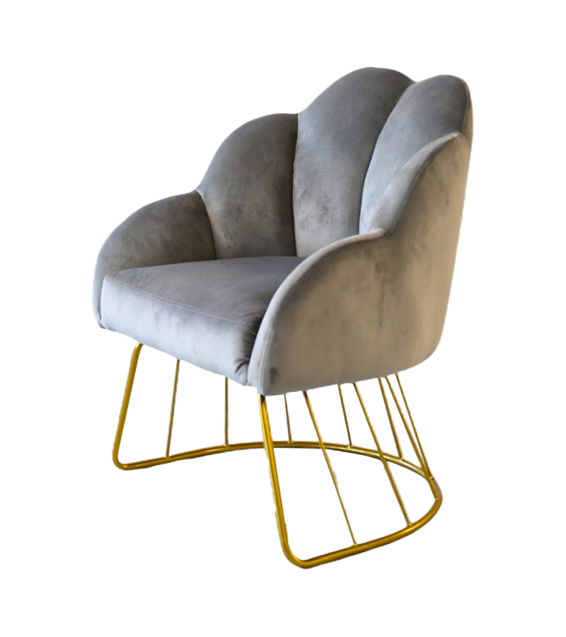 AN314 Succulent petal dressing chair nail chair