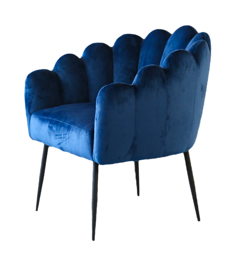 AN331 Group of mountains with continuous carbon steel legs vanity chair