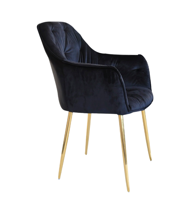 AN334 Velvet lightweight dining chair