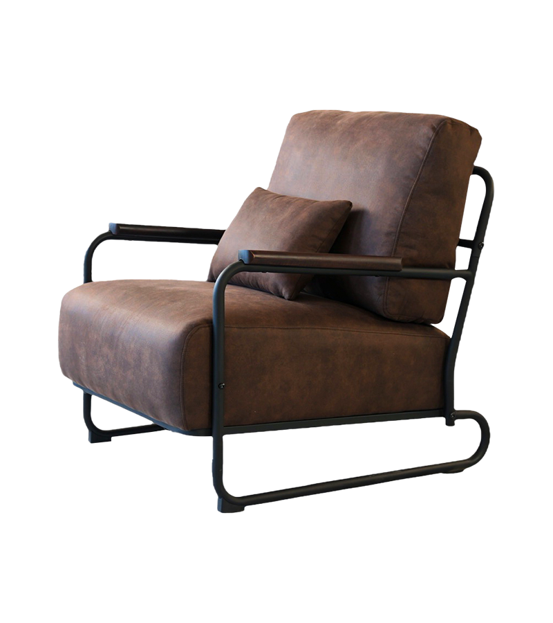 AN302 Retro industrial style iron sofa single chair