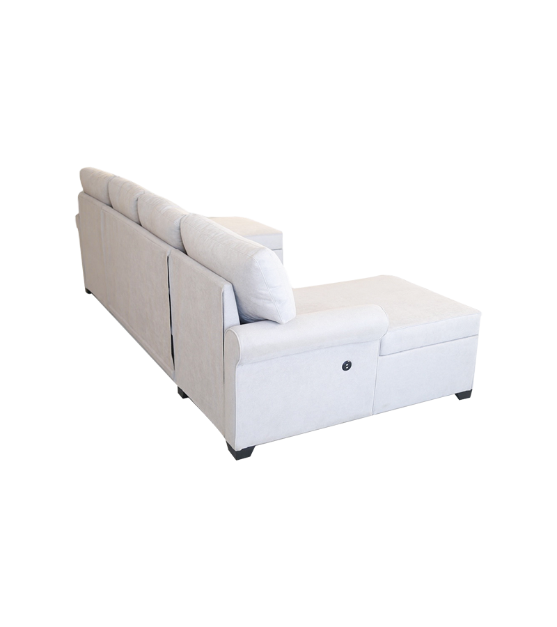 OR-053 Left and right upholstered U-shaped sofa bed