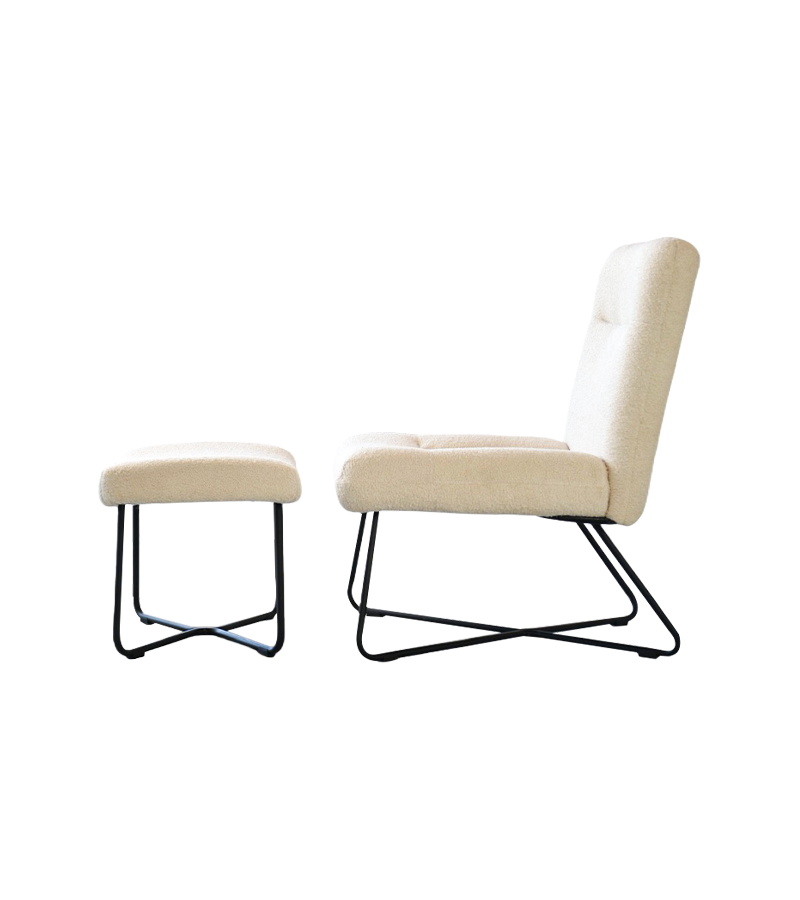 AN307 Minimalist light luxury single sofa set