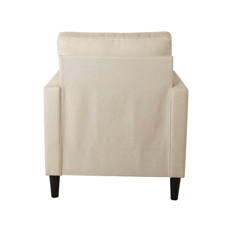 Iron Frame Inner Frame Solid Wood Legs Linen Fabric Sofa